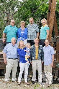 Connie Hanks Photography // ClickyChickCreates.com // family photos, San Diego family photography, multi-generation family photo session, extended family photography, siblings, rustic, Old Poway Park, barn doors