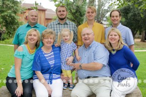 Connie Hanks Photography // ClickyChickCreates.com // family photos, San Diego family photography, multi-generation family photo session, extended family photography, siblings, rustic, Old Poway Park, barn doors