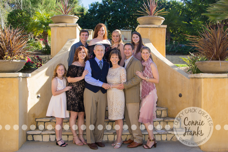Connie Hanks Photography // ClickyChickCreates.com // family photos, San Diego family photography, multi-generation family photo session, extended family photography, siblings, Rancho Santa Fe