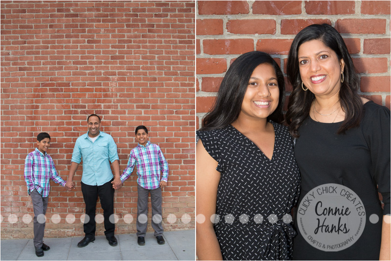 Connie Hanks Photography // ClickyChickCreates.com // family photos, San Diego family photography, family photo session, family photography, siblings, colorful doors, Little Italy, urban landscape, cityscape