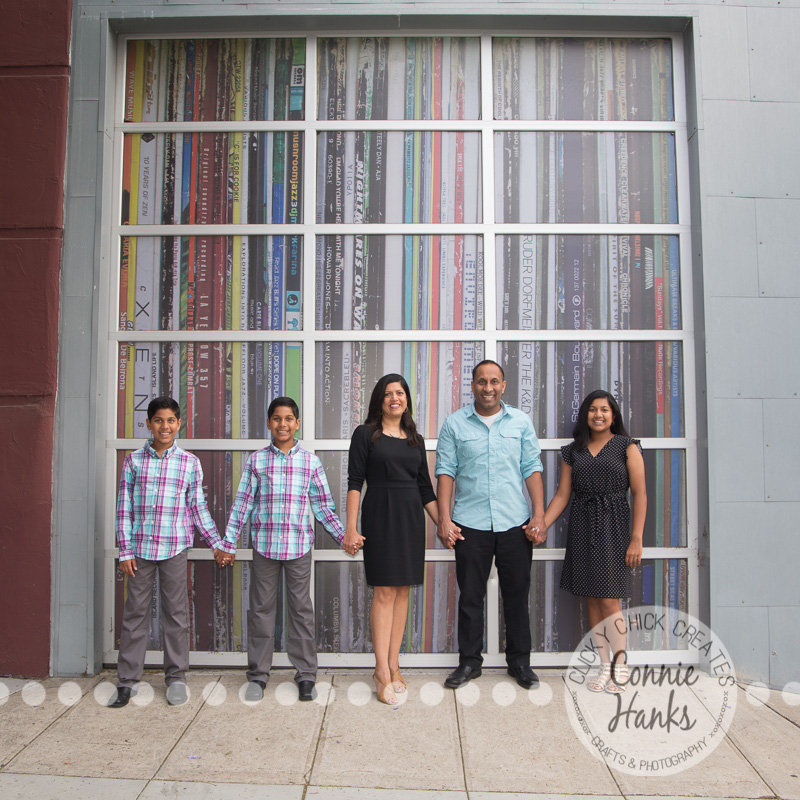 Connie Hanks Photography // ClickyChickCreates.com // family photos, San Diego family photography, family photo session, family photography, siblings, colorful doors, Little Italy, urban landscape, cityscape