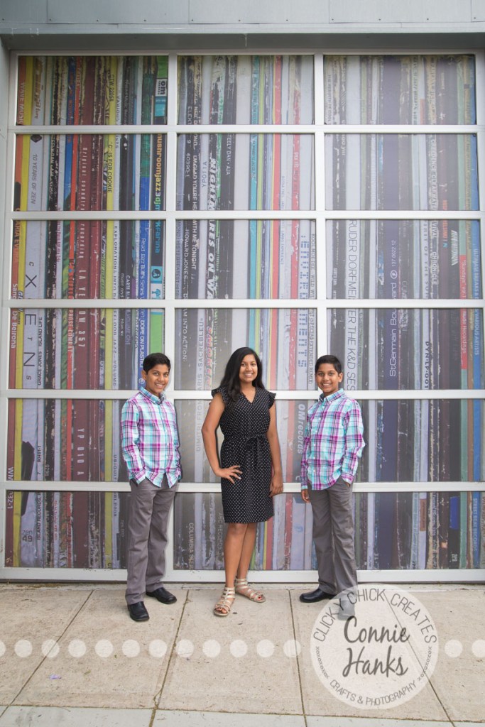 Connie Hanks Photography // ClickyChickCreates.com // family photos, San Diego family photography, family photo session, family photography, siblings, colorful doors, Little Italy, urban landscape, cityscape