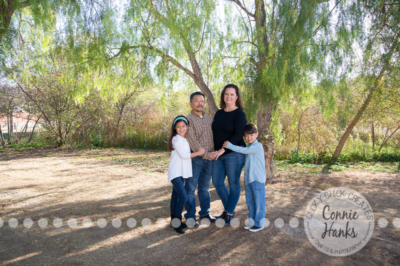 Connie Hanks Photography // ClickyChickCreates.com // family photos, San Diego family photography, family photo session, siblings, rustic, Los Penasquitos Canyon Preserve
