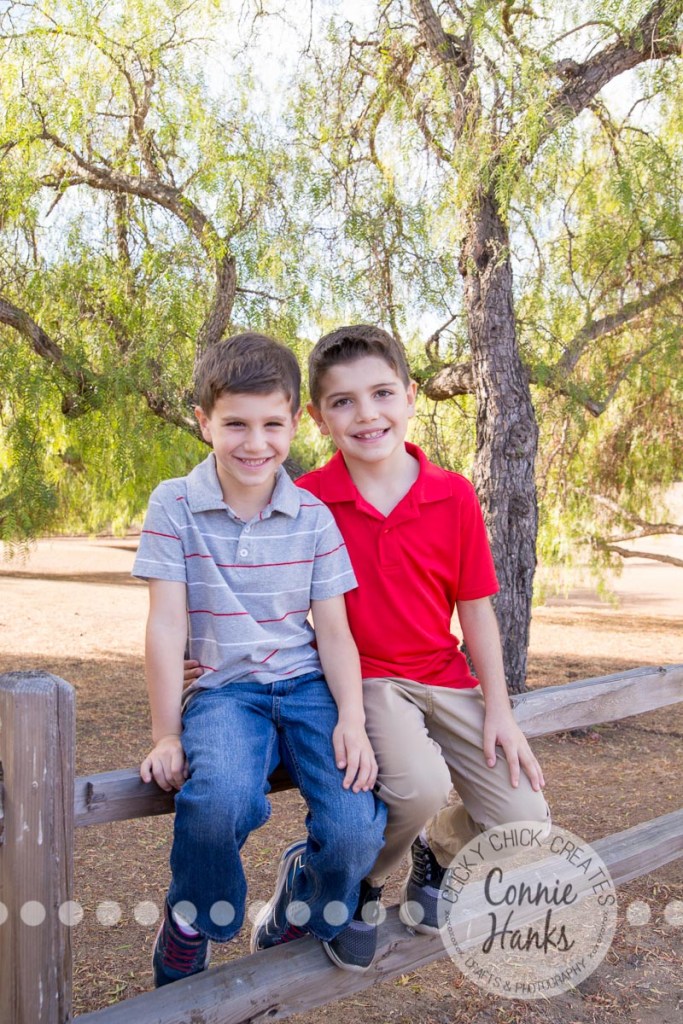 Connie Hanks Photography // ClickyChickCreates.com // family photos, San Diego family photography, family photo session, siblings, rustic, Los Penasquitos Canyon Preserve