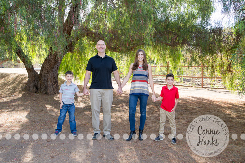 Connie Hanks Photography // ClickyChickCreates.com // family photos, San Diego family photography, family photo session, siblings, rustic, Los Penasquitos Canyon Preserve