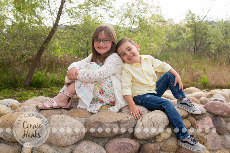 Connie Hanks Photography // ClickyChickCreates.com // family photos, San Diego family photography, family photo session, sibling photo session, rustic, Los Penasquitos Canyon Preserve, rustic, canyon, woodlands, trees, green