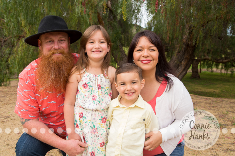 Connie Hanks Photography // ClickyChickCreates.com // family photos, San Diego family photography, family photo session, sibling photo session, rustic, Los Penasquitos Canyon Preserve, rustic, canyon, woodlands, trees, green