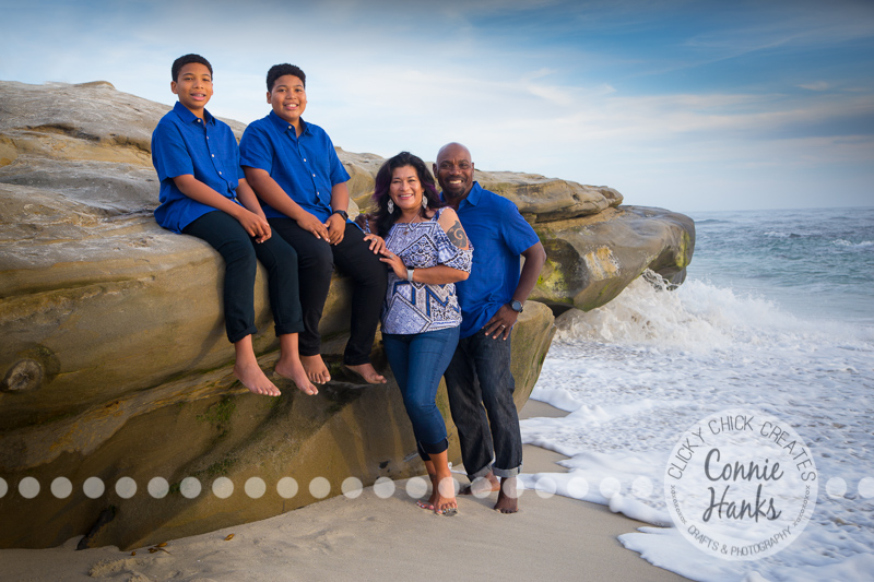 Connie Hanks Photography // ClickyChickCreates.com // La Jolla family photos, San Diego family photography, family photo session, siblings, La Jolla, Windansea Beach