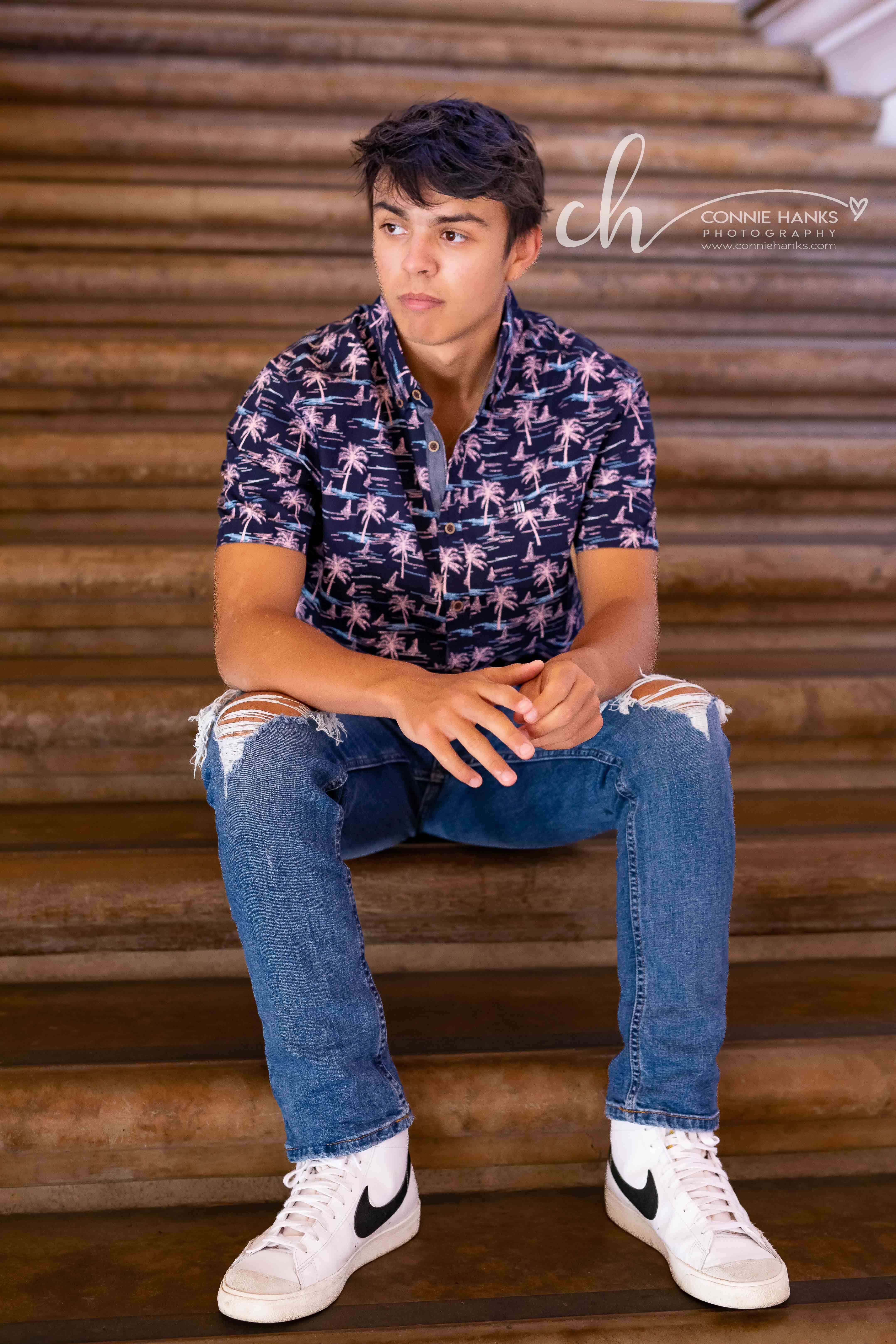 Connie Hanks Photography // ConnieHanks.com // senior photos, San Diego senior photography, senior photo session, Balboa Park, Desert Garden, Spanish Village