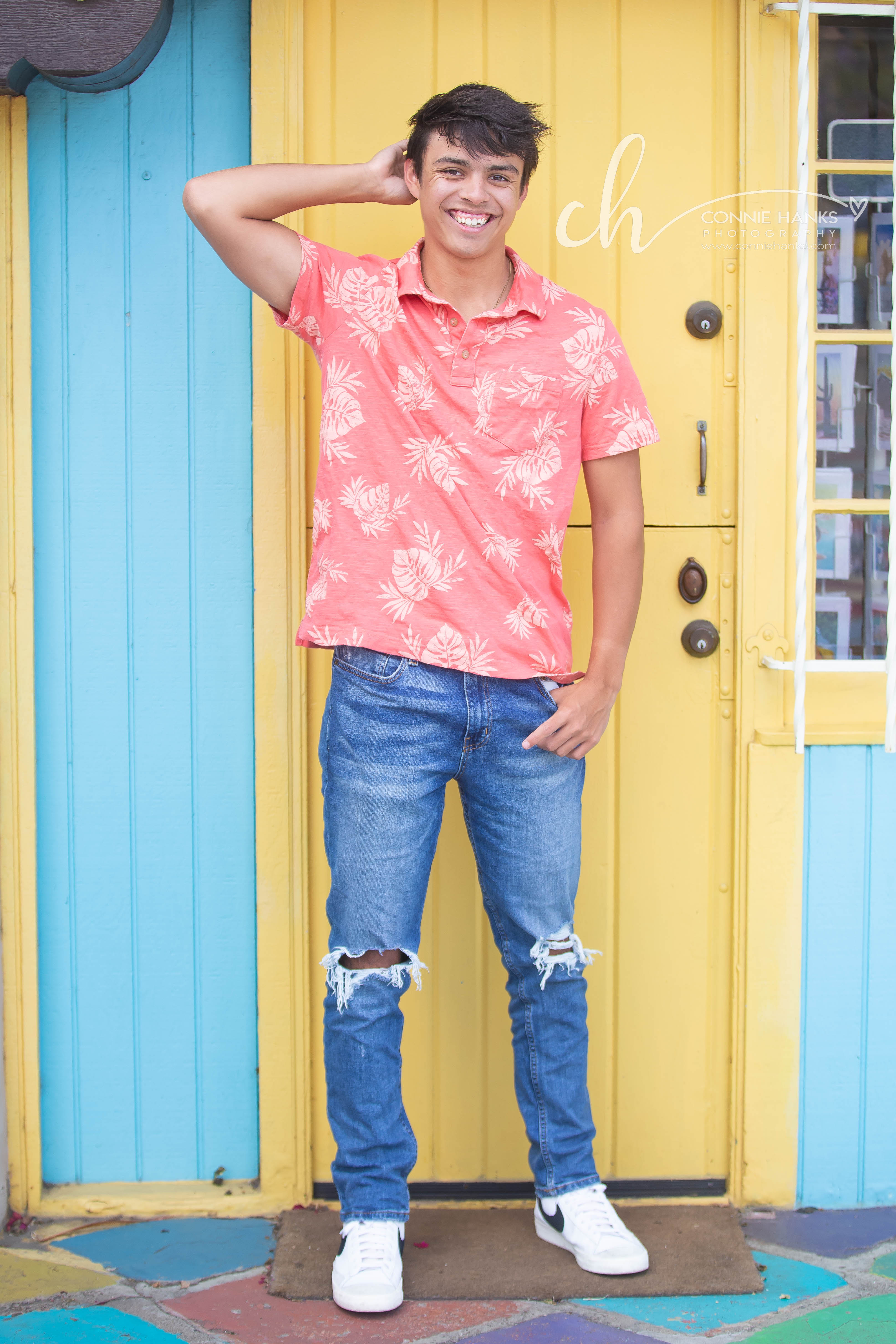 Connie Hanks Photography // ConnieHanks.com // senior photos, San Diego senior photography, senior photo session, Balboa Park, Desert Garden, Spanish Village